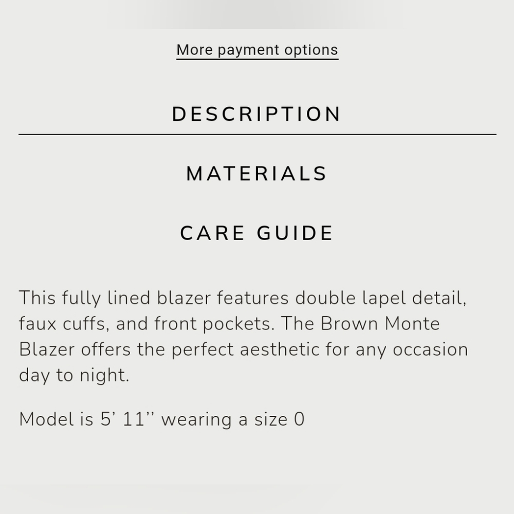 Dana Bandi brown Monte blazer - Picture 4 of 14